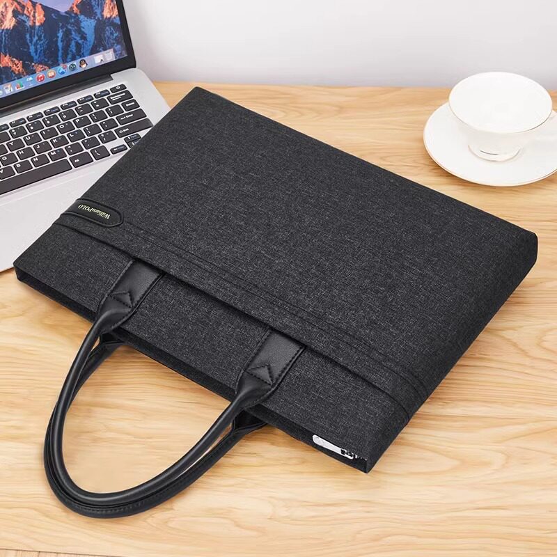 英皇保罗手提公文包男款耐磨帆布通勤文件夹包休闲电脑包礼品定制