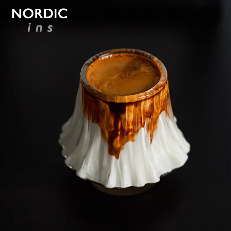 小红书网红冰咖啡杯美式中古酒杯