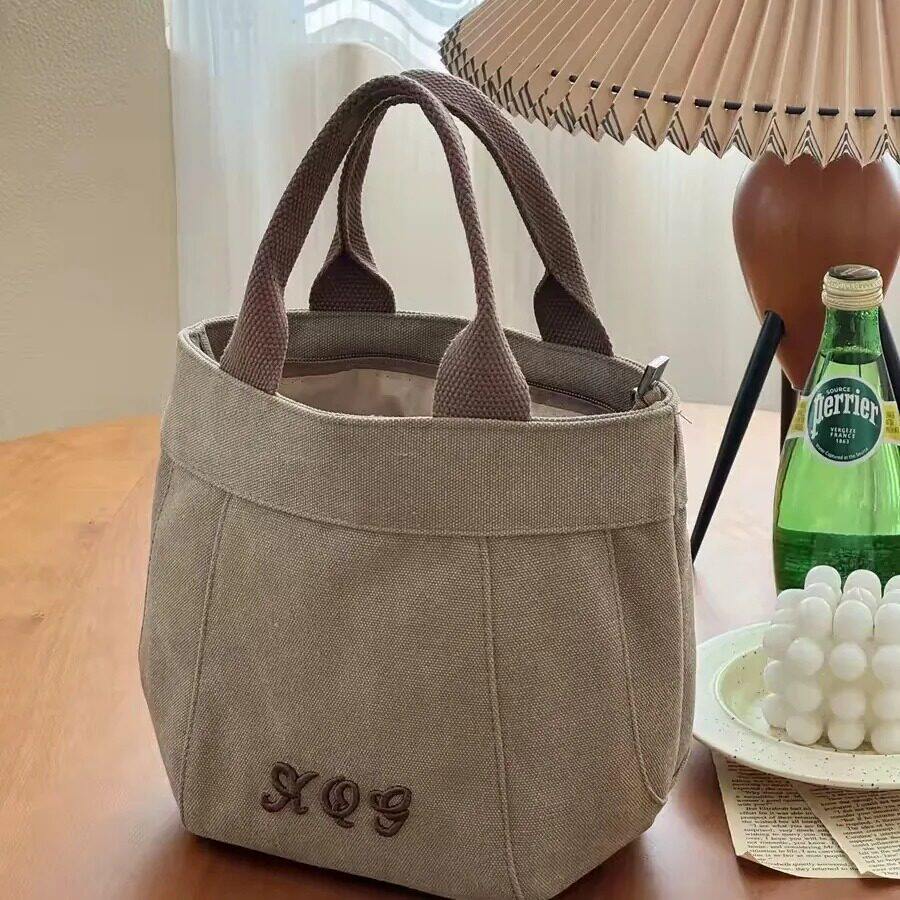 轻便手提袋带拉链上班杂