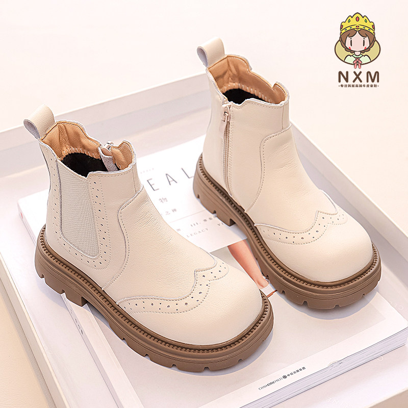 女童鞋子儿童马丁短靴子2025新款秋冬季皮靴真皮加绒女宝宝二棉鞋,童鞋/婴儿鞋/亲子鞋,皮靴,淘宝优惠券,粉丝福利购,淘宝优惠卷