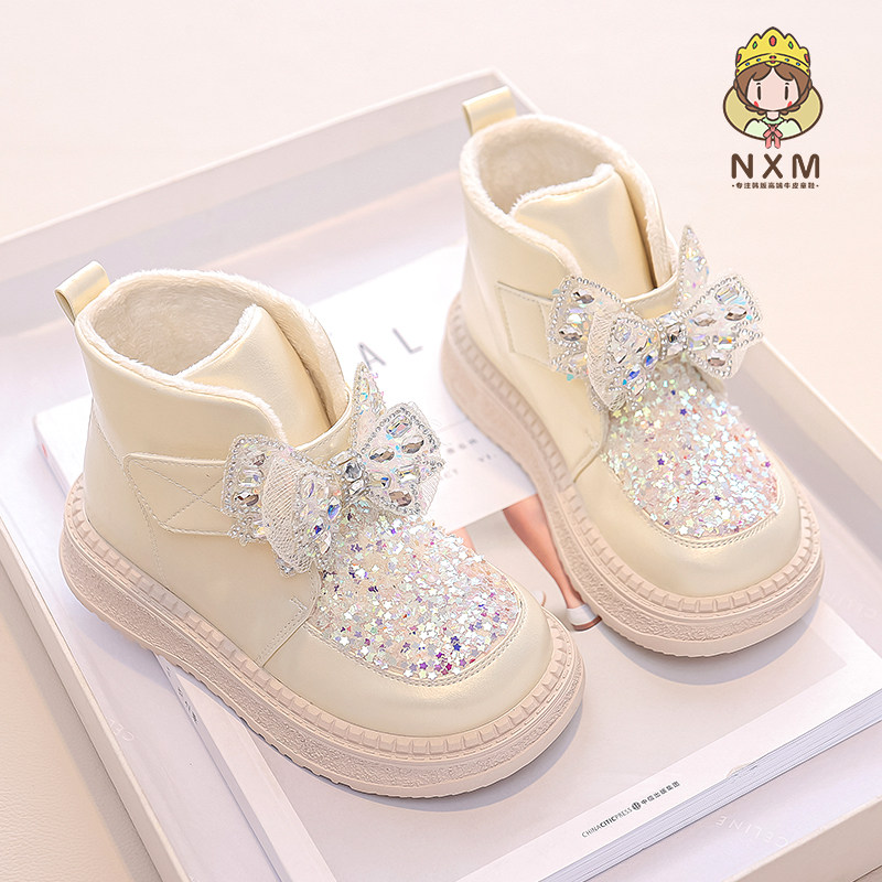 女童鞋儿童马丁短靴子2025新款秋冬季小女孩公主加绒魔术贴二棉鞋,童鞋/婴儿鞋/亲子鞋,皮靴,淘宝优惠券,粉丝福利购,淘宝优惠卷