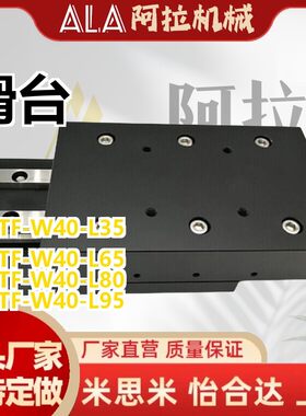 替代交叉滚柱直线滑台-底座安装型CHTF-W40/W60/W80-L35/L50/L65/