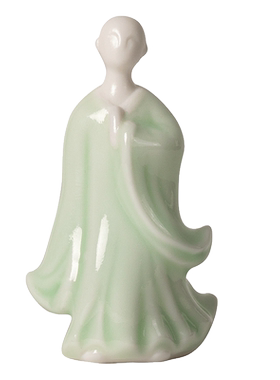 陶瓷装饰中式桌面无相小僧微景观