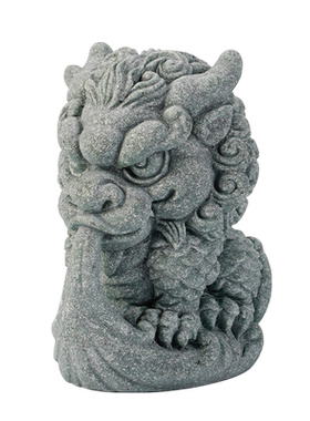 青砂石招财可爱茶桌小麒麟装饰品