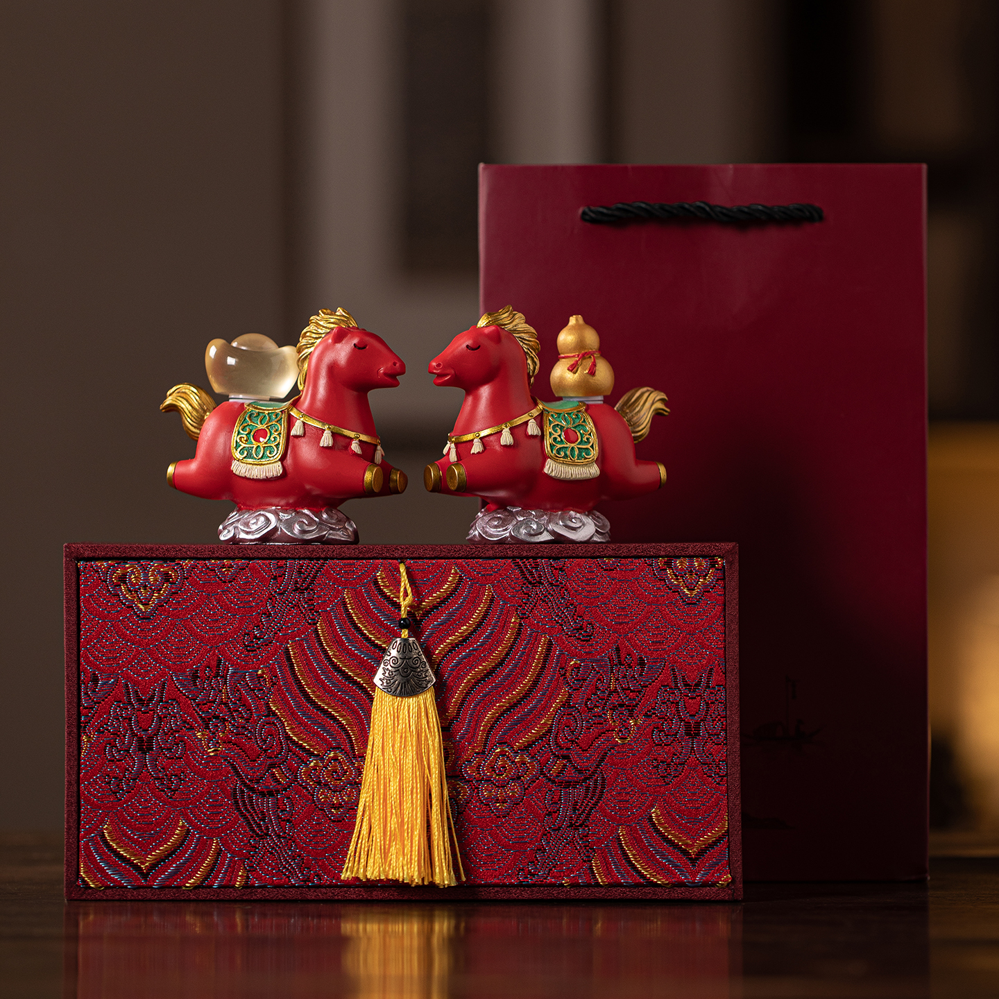 可爱马上有钱元宝福禄茶宠茶玩