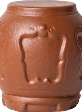 紫砂茶宠摆件中式桌面锣鼓盖置