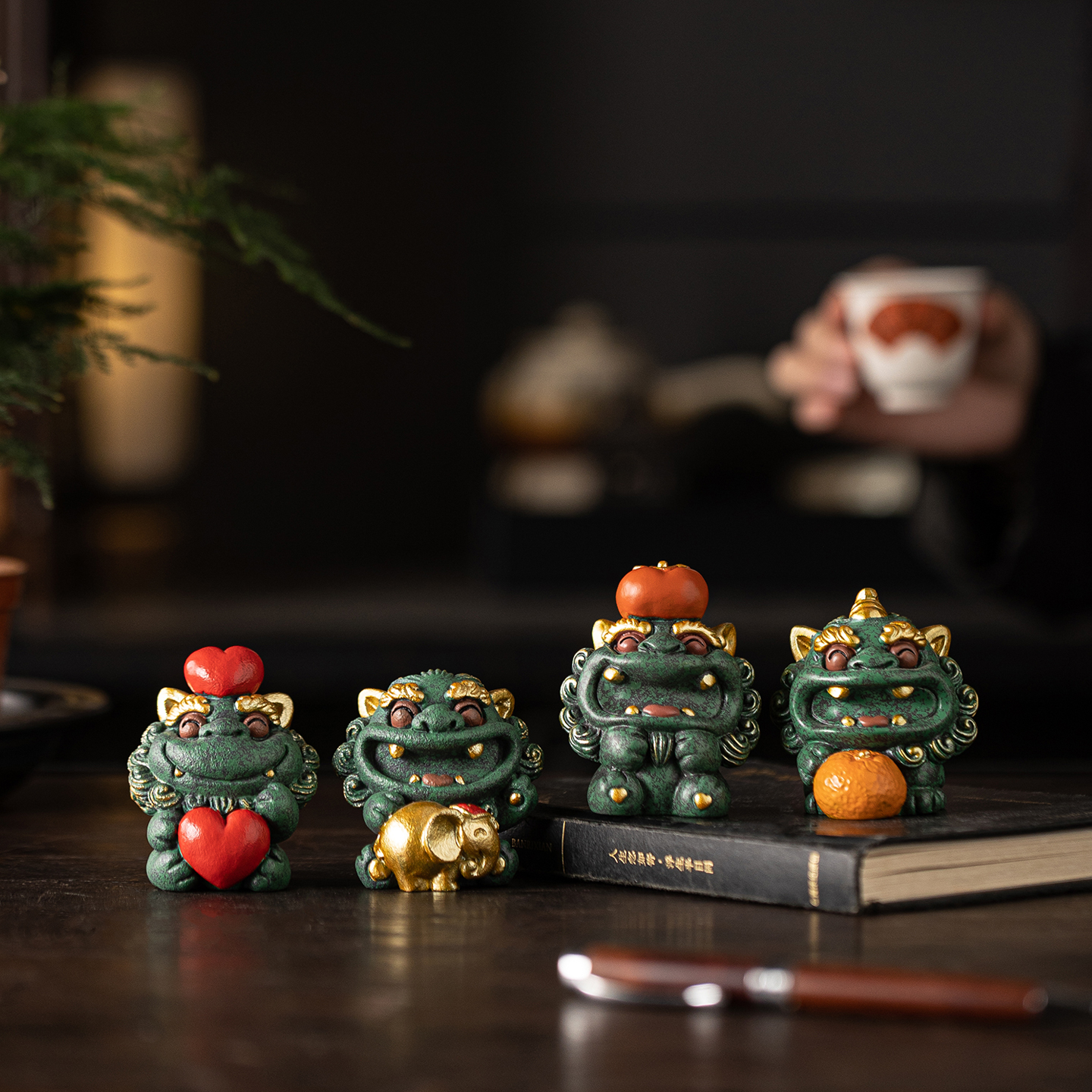 新中式心想事成励志礼盒摆件礼物