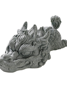 青砂石鱼缸造景桌面貔貅茶宠摆件