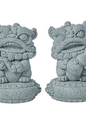 青砂石招财新中式茶桌醒狮送礼品