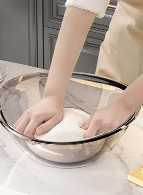 2024新款和面盆家用食品级厨房洗菜盆子防滑加深揉面盆特大拌菜盆