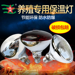 冲量猪用养殖保温灯兽专用猪舍取暖灯泡小鸡育雏加热烤灯养殖专用