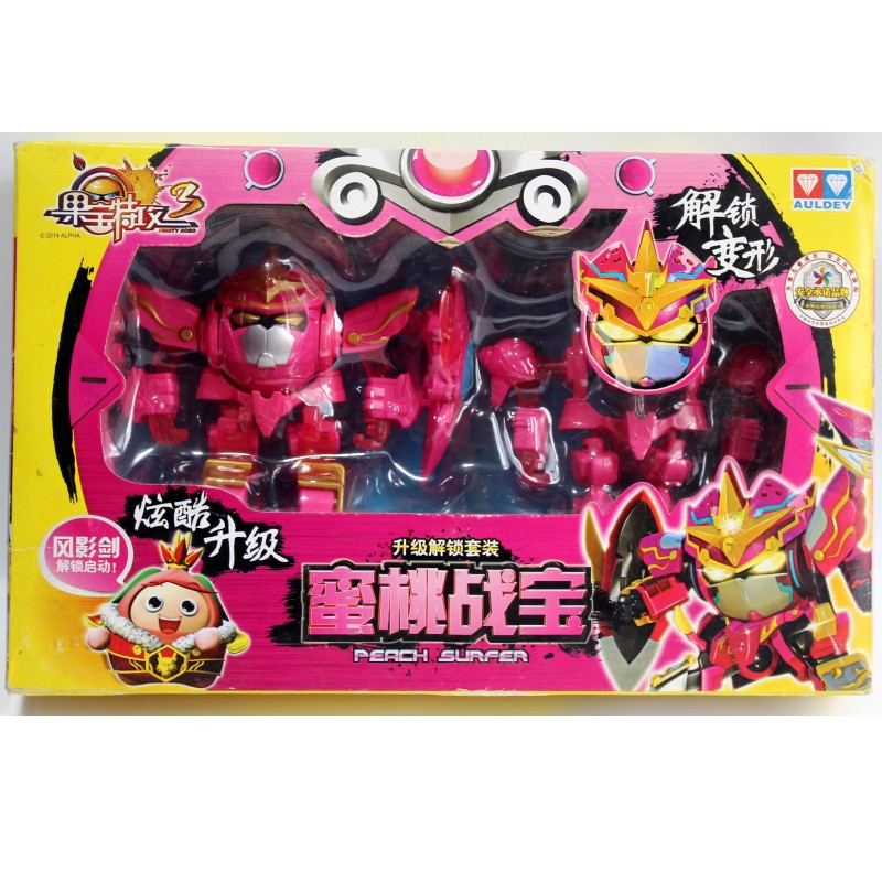 正版奥迪双钻果宝特攻3国宝特工机器人/机甲成品/变