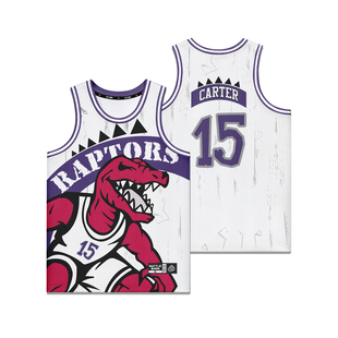 改版 猛龙队卡特麦迪球衣定制复古网眼篮球背心伦纳德篮球服套装