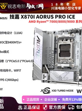 技嘉X870I迷你冰雕标配USB440G