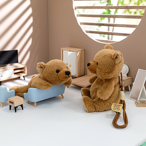 正版麦吉泰迪小熊战士bear毛绒玩偶软抱枕公仔玩具布娃娃生日礼物