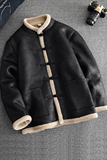 风棉衣男女冬款中式汉服皮毛一体加绒加厚保暖外套1203-P158，男装棉衣，电商A016