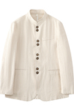 平铺风苎麻外套男春新中式棉麻礼服长袖衬衫DSA016-1178-P120，男装衬衫，电商A016
