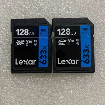 议价Lexar雷克沙128G SD卡 633x V30 95MB