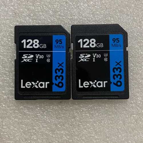 议价Lexar雷克沙128G SD卡 633x V30 95MB