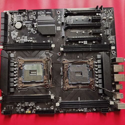 议价科脑ZX-DU99D3X8 V1.5双路X99主板，支持LG