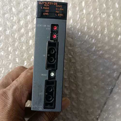 议价二手PLC三菱QJ71LP21-25模块，外壳破损，当配件出