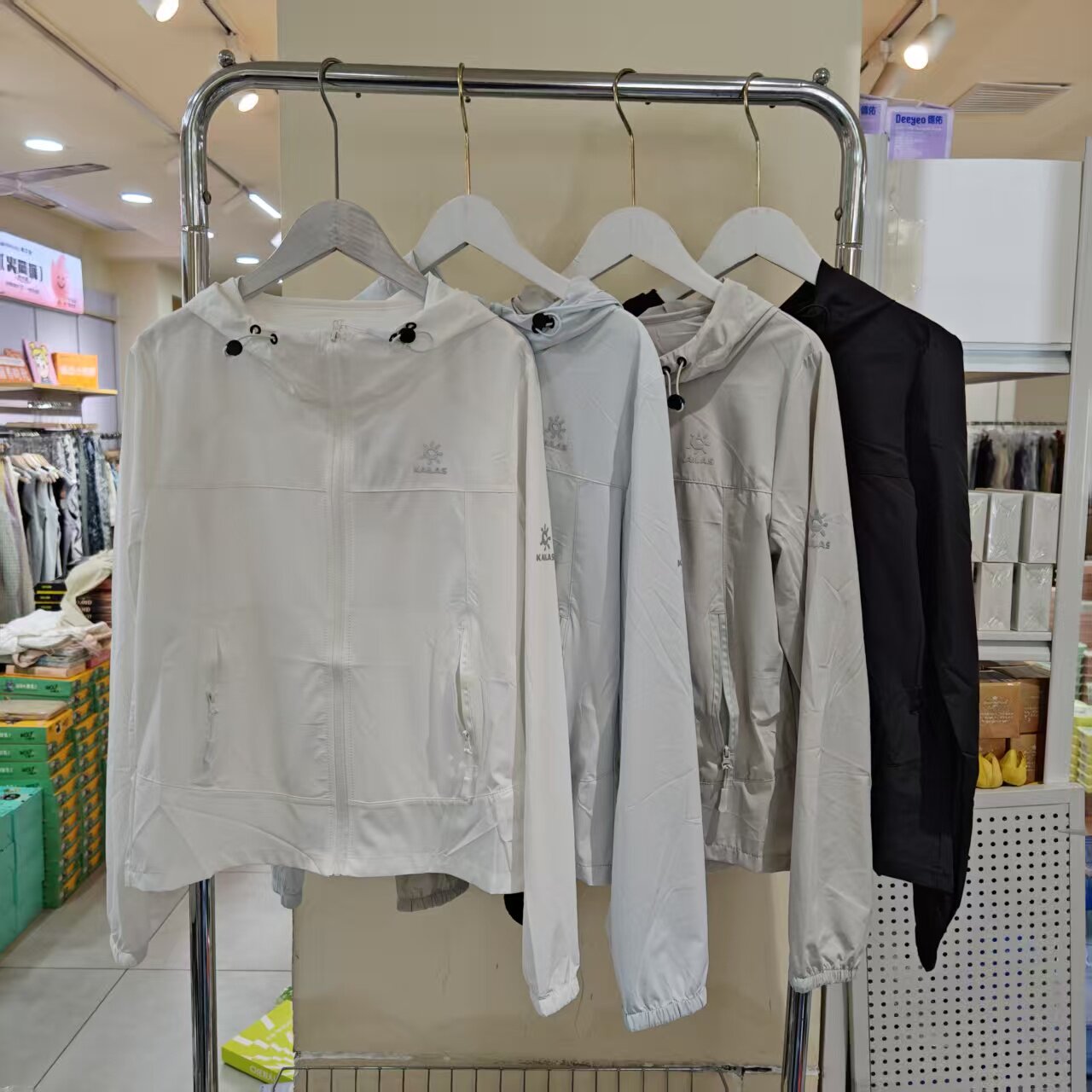 夏季新款连帽防晒服女士轻薄长袖宽松百搭外套时尚户外上衣95311