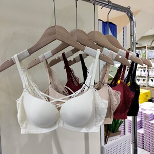 新款小胸前扣性感美背无钢圈文胸