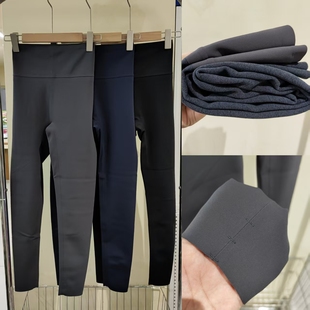 显瘦无尴尬线瑜伽鲨鱼裤 修身 731 女高腰收腹提臀磨毛打底裤 秋新款