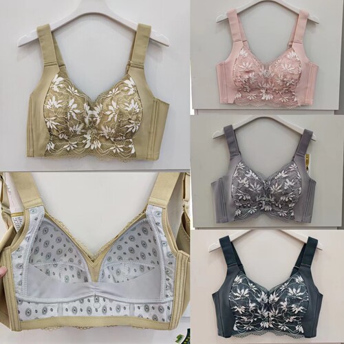 大码内衣乳胶薄杯温变负离子文胸