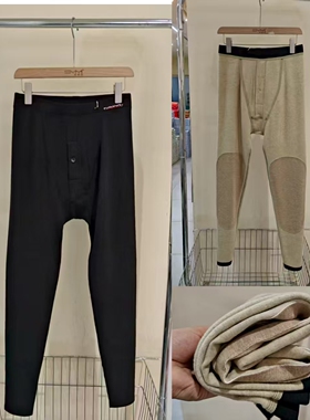 秋冬新款男士羊绒海藻加护舒肤保暖裤2505加肥大码护膝薄棉裤2507