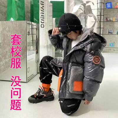 羽绒服2025新款冬装童装男孩子白鸭绒保暖厚休闲学生中大童615122
