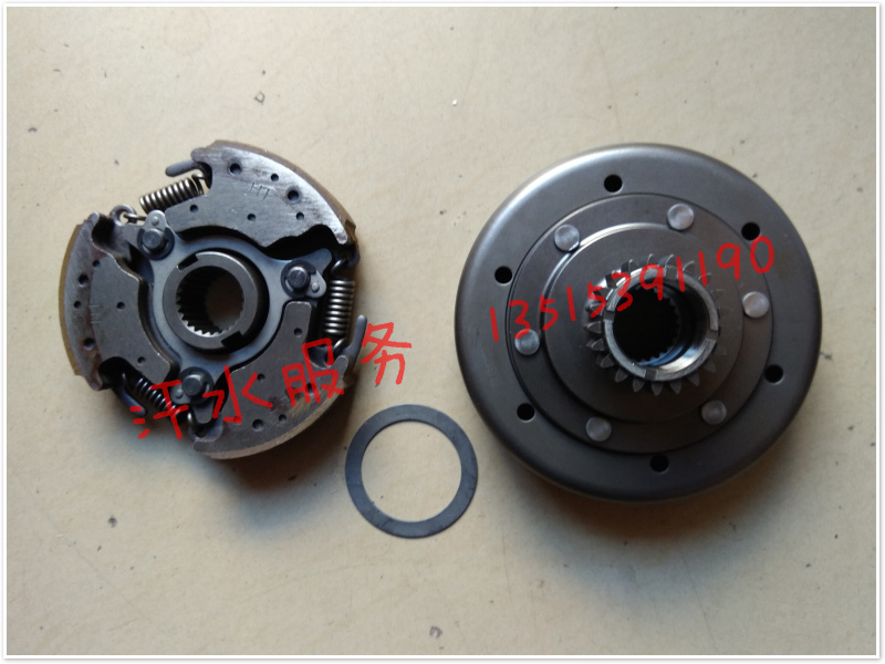 富路老年代步车配件力帆LF200水冷自动离合发动机离合器初级离合