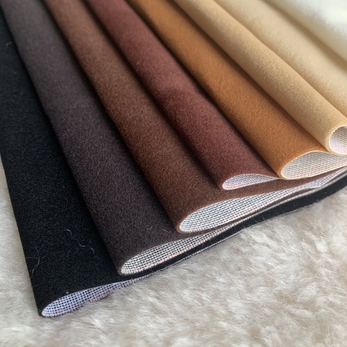 手工DIY布料 泰迪熊玩偶公仔短毛绒布料 脚底布 耳朵布 1mm薄绒布