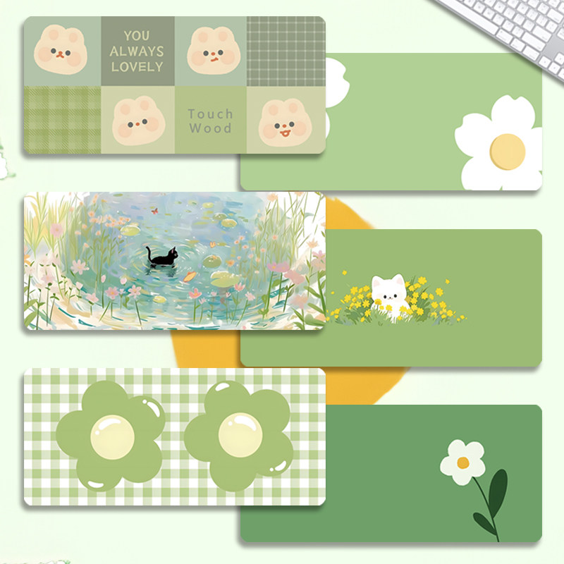 小清新鼠标垫超大号小号治愈系电脑键盘垫可爱办公游戏动漫ins风,电脑硬件/显示器/电脑周边,鼠标垫/贴/腕垫,淘宝优惠券,粉丝福利购,淘宝优惠卷