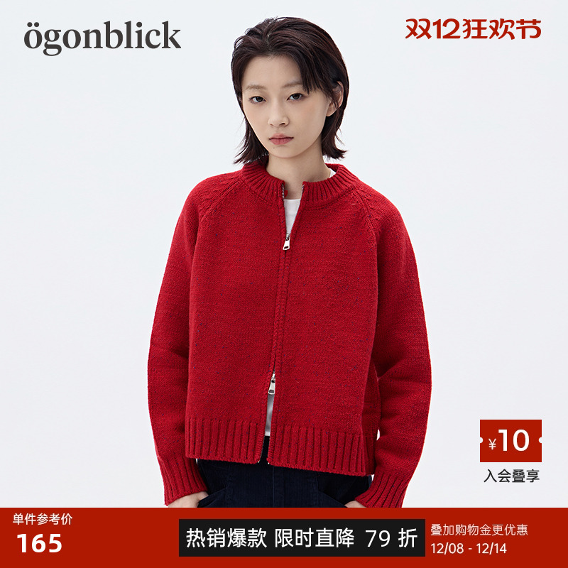 北欧时刻装拉链针织衫