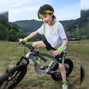 男童冰丝速干凉感运动套装夏季2026新款中大童学生短袖T恤骑行服