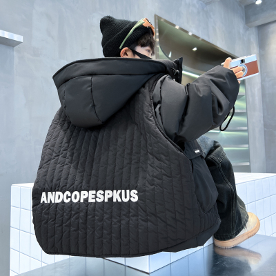 男童羽绒服2025新款冬季儿童学生中大童男孩帅气加厚保暖鸭绒外套