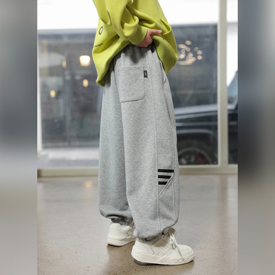 男童春秋新款宽松束脚卫裤