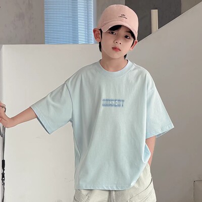 男童夏季全棉短袖T恤2026新款