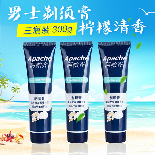 剃须啫喱阿帕奇柠檬香型手动
