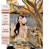 百搭女蕾丝衫 Hotdog 上衣 白色V领打底衫 韩版 热狗很辣 蕾丝定律