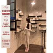 九分裤 Hotdog 高腰小脚裤 显瘦紧身裤 热狗很辣 独白时刻