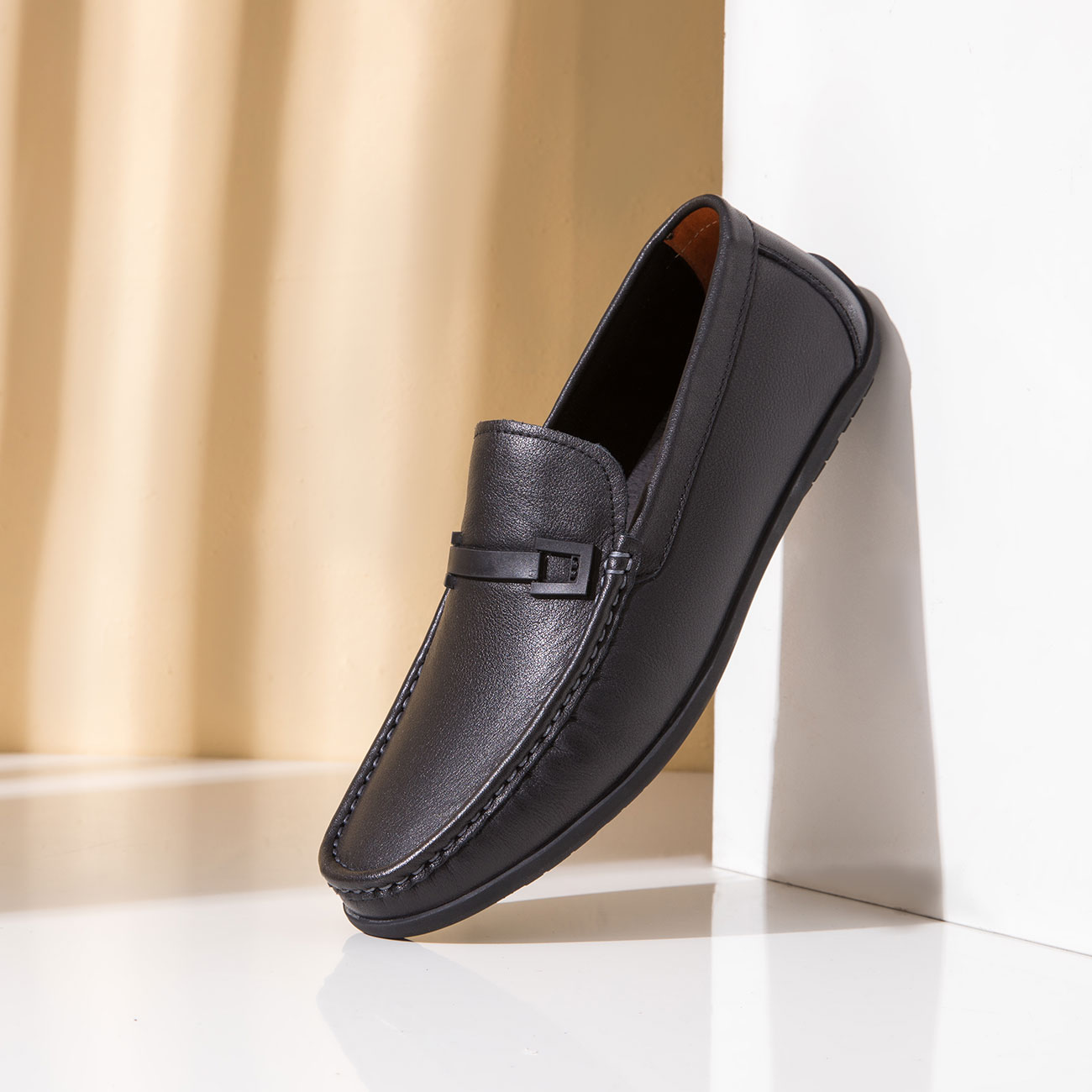 奥康商务休闲春秋男鞋舒适软底