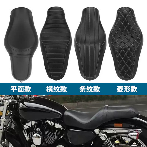 摩托车哈雷XL883坐垫 XL1200连体坐垫包 摩托配件双人坐垫04-22年 - 封面