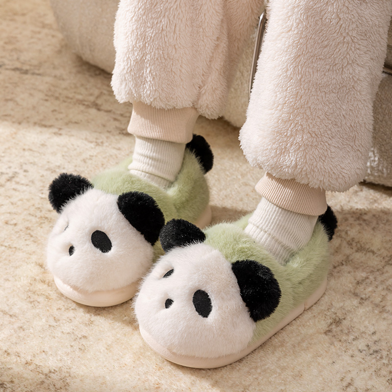 儿童棉拖鞋男童包跟秋冬季室内家居用防滑中大童男孩宝宝毛毛拖鞋