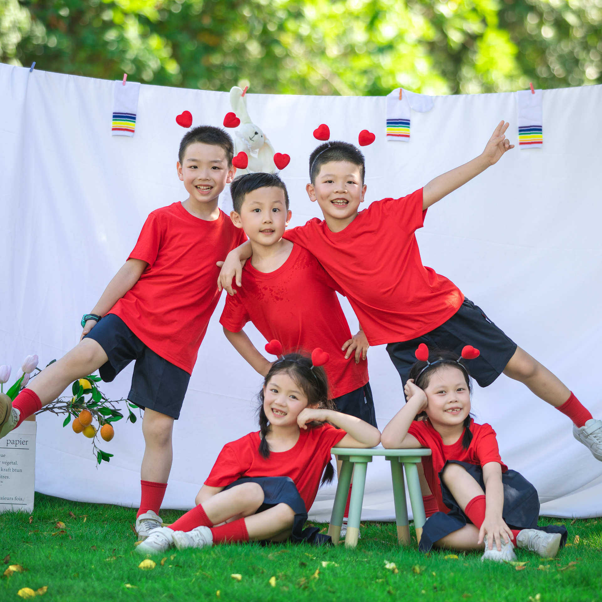 国庆夏季毕业汇演幼儿园演出服儿童小学生合唱服运动会开幕式休闲