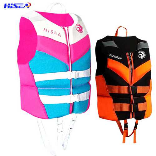 HISEA 水上救生衣浮力棉填充儿童马甲服可户外厂家直供防护便携式
