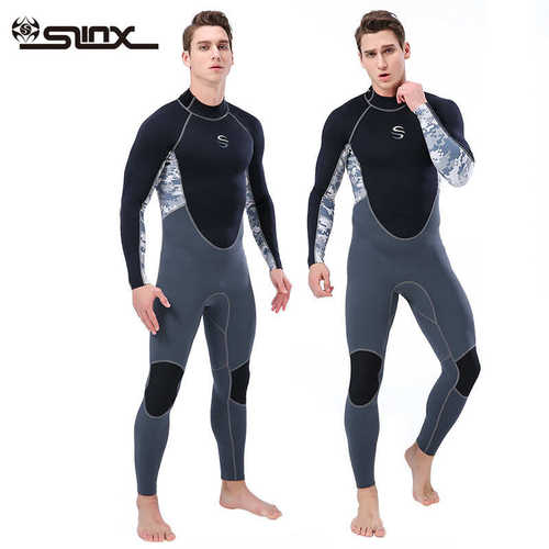 夏季新款2mm连体潜水服男 SLINX长袖保暖防晒冲浪潜水衣