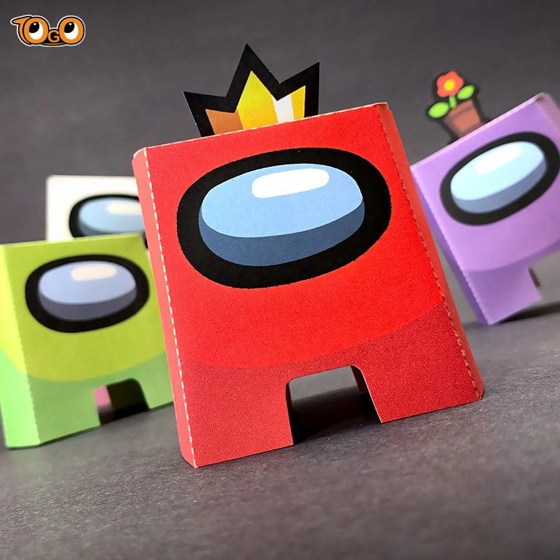 among us太空狼人杀手工动手动脑益智剪纸折纸diy纸模型摆件玩具