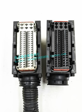 潍柴 锡柴自主电脑板插头 76针 灰色黑色76P电脑版插头ECU